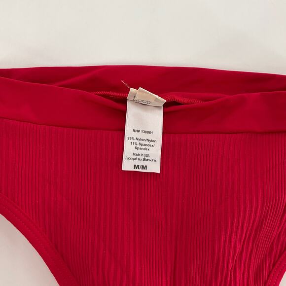 L*Space Ribbed Frenchi Bitsy Bikini Bottom M - Picture 7 of 7